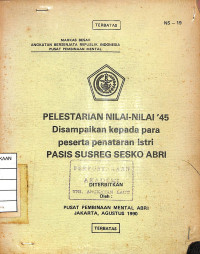 Pelestarian Nilai-Nilai '45