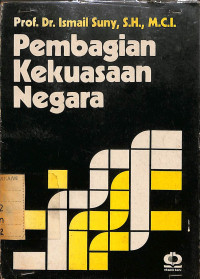 Pembagian Kekuasaan Negara