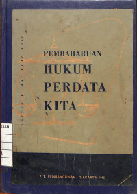 Pembaharuan Hukum Perdata Kita