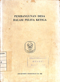 Pembangunan Desa Dalam Pelita Ketiga