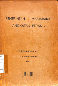 Pemerintah - Masjarakat Angkatan Perang