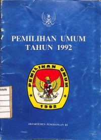 Pemilihan Umum Tahun 1992