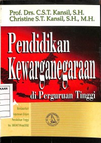 Pendidikan Kewarganegaraan di Perguruan Tinggi