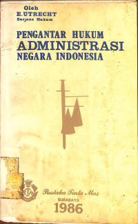 Pengantar Hukum Administrasi Negara Indonesia