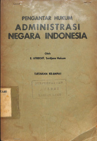 Pengantar Hukum Administrasi Negara Indonesia