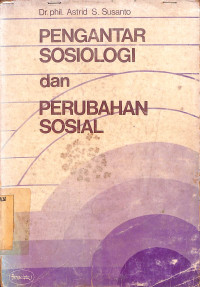 Pengantar Sosiologi dan Perubahan Sosial