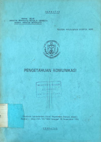 Pengetahuan Komunikasi