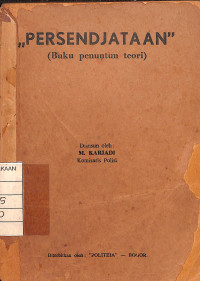 Image of Persendjataan (Buku Penuntun Teori)