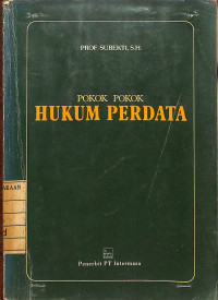 Pokok-Pokok Hukum Perdata