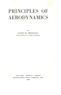 Principles of Aerodynamics