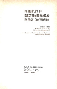 Image of Principles of Electromechanical-energy Conversion