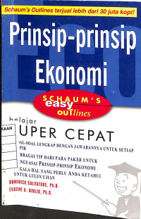 Prinsip-Prinsip Ekonomi