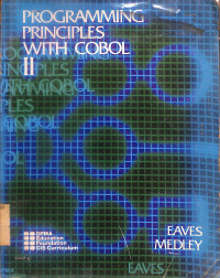 Image of Programming Principles With COBOL II