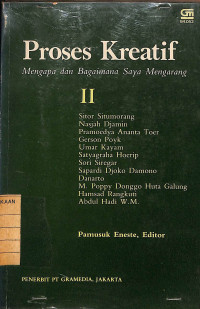 Image of Proses Kreatif - Mengapa dan bagaimana saya mengarang II
