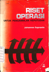 Riset Operasi Untuk Pengambilan Keputusan