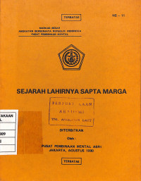 Sejarah Lahirnya Sapta Marga