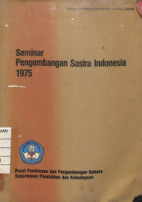 Seminar Pengembangan Sastra Indonesia 1975