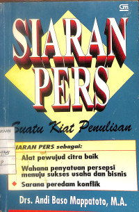Image of Siaran Pers : Suatu Kiat Penulisan
