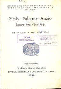 Sicily Salerno Anzio IX