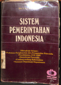 Sistem Pemerintahan Indonesia