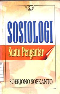 Sosiologi : Suatu Pengantar