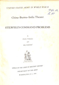 Stilwell's Command Problems