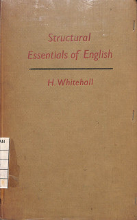 Structural Essentials of English