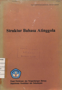 Struktur Bahasa Atinggola