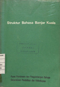 Struktur Bahasa Banjar Kuala