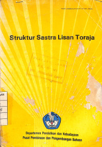 Struktur Sastra Lisan Toraja