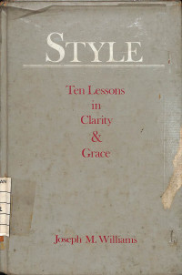 Image of Style : Ten Lessons in Clarity & Grace