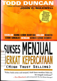 Sukses Menjual Berkat Kepercayaan