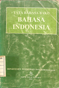 Tata Bahasa Baku Bahasa Indonesia