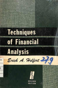 Techniques of Financial Analysis