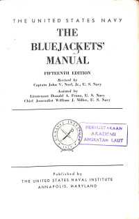 The Bluejackets' Manual - Fifteenth Edition