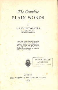 The Complete Plain Words