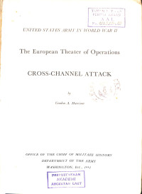 Image of The European Theater of Operations - Cross-Channel Attack
