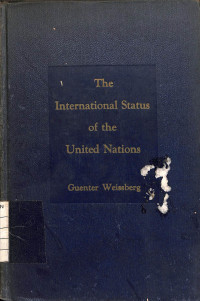 The International Status of the United Nations