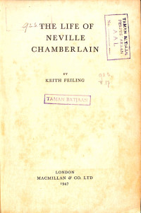 Image of The Life of Neville Chamberlain