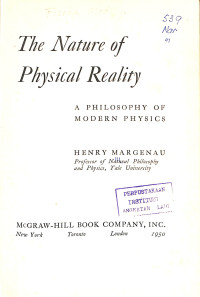 The Nature of Physical Reality