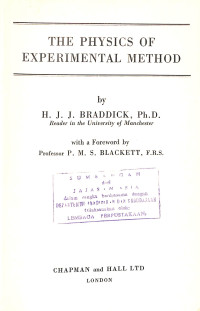 The Physics of Experimental Method