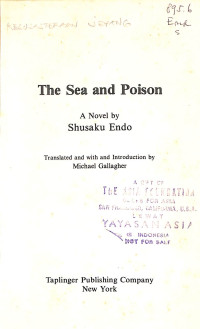 The Sea and Poison