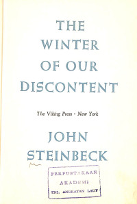 The Winter of Our Discontent