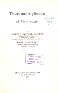 Theory and Application of Microwaves