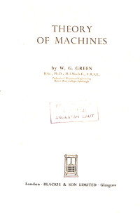 Theory Of Machines