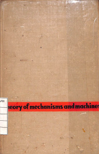 Theory of Mechanisms and Machines