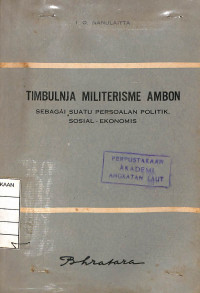 Timbulnja Militerisme Ambon