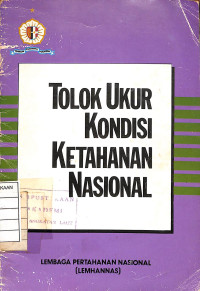 Tolok Ukur Kondisi Ketahanan Nasional