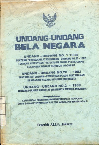 Undang-Undang Bela Negara