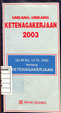 Undang-Undang Ketenagakerjaan 2003